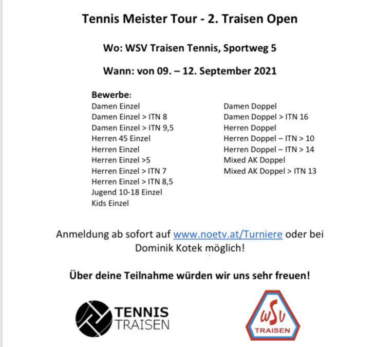 Tennis Meister Tour – 2. Traisen Open