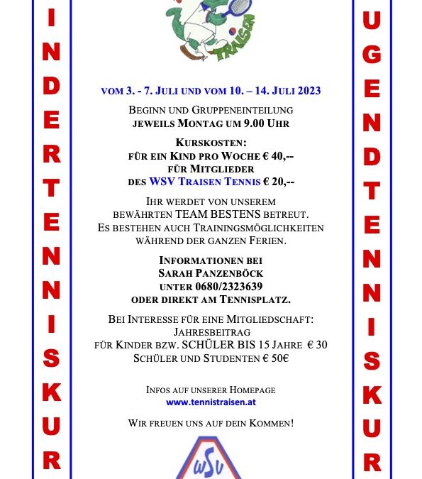 Kinder- und Jugendtenniskurs