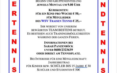 Kinder- und Jugendtenniskurs