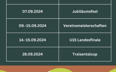 Starker September und Tennis Meister Tour!
